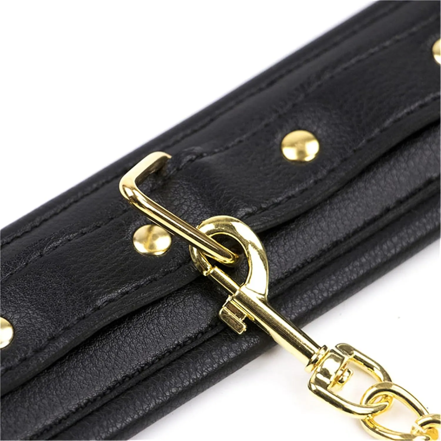 Soft Spong Padded Leather Bangles, Adjustable Ankle Bracelet with Chain Hook, Pin Buckle Bracelets Kits ?C Your Ultimate Cosplay Cuffs & Fashion Accessory