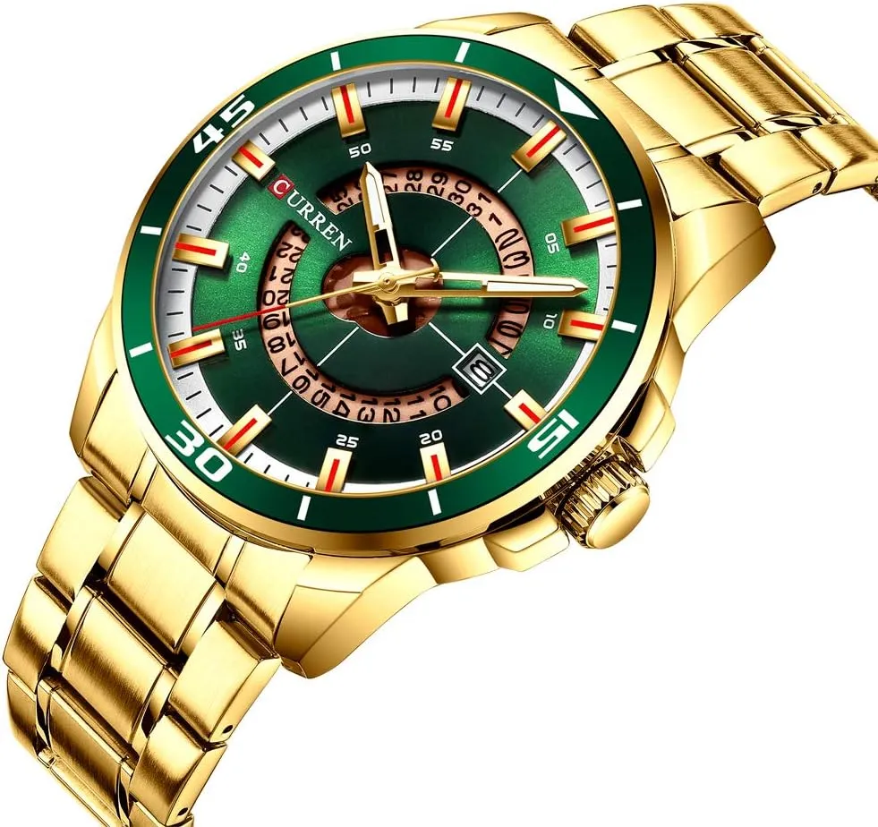 Sport Men Watch Top Brand Luxury Military Business Fashion Casual Male Clock Stainless Steel Quartz Man Wristwatch 8359