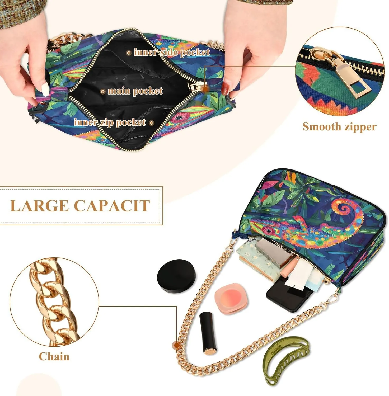 St. Patrick's Gnomes Small Shoulder Purse, Women Crossbody Bags