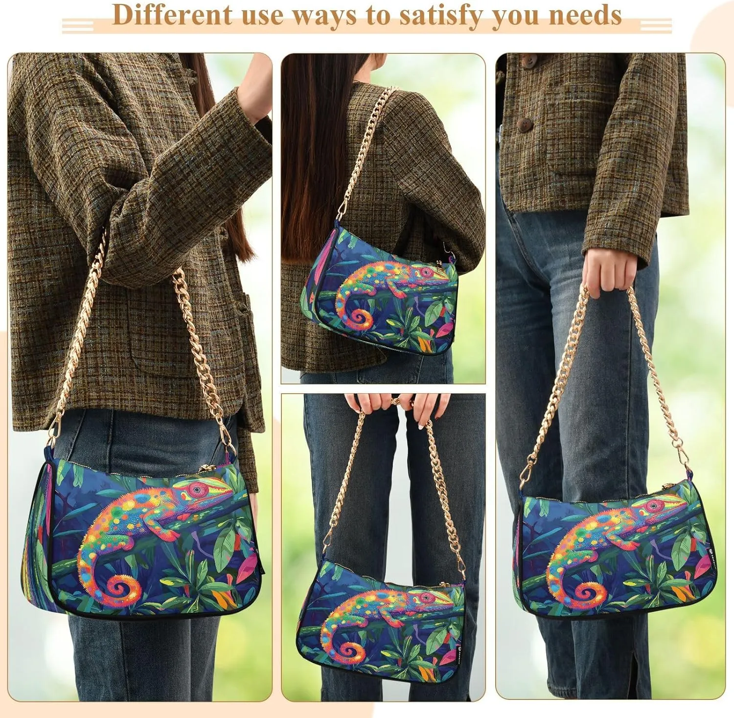 St. Patrick's Gnomes Small Shoulder Purse, Women Crossbody Bags