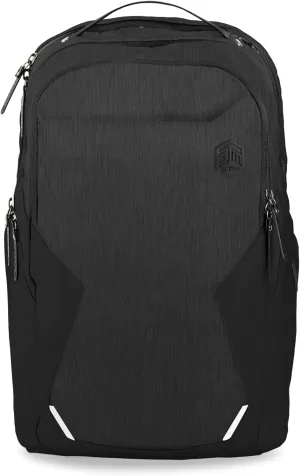 STM Myth 28L Backpack - Durable, Stylish, and Practical Laptop Backpack with Multiple Pockets - Fits 15" Laptop and 16" MacBook Pro with Maximum Laptop Protection - Magnet Black