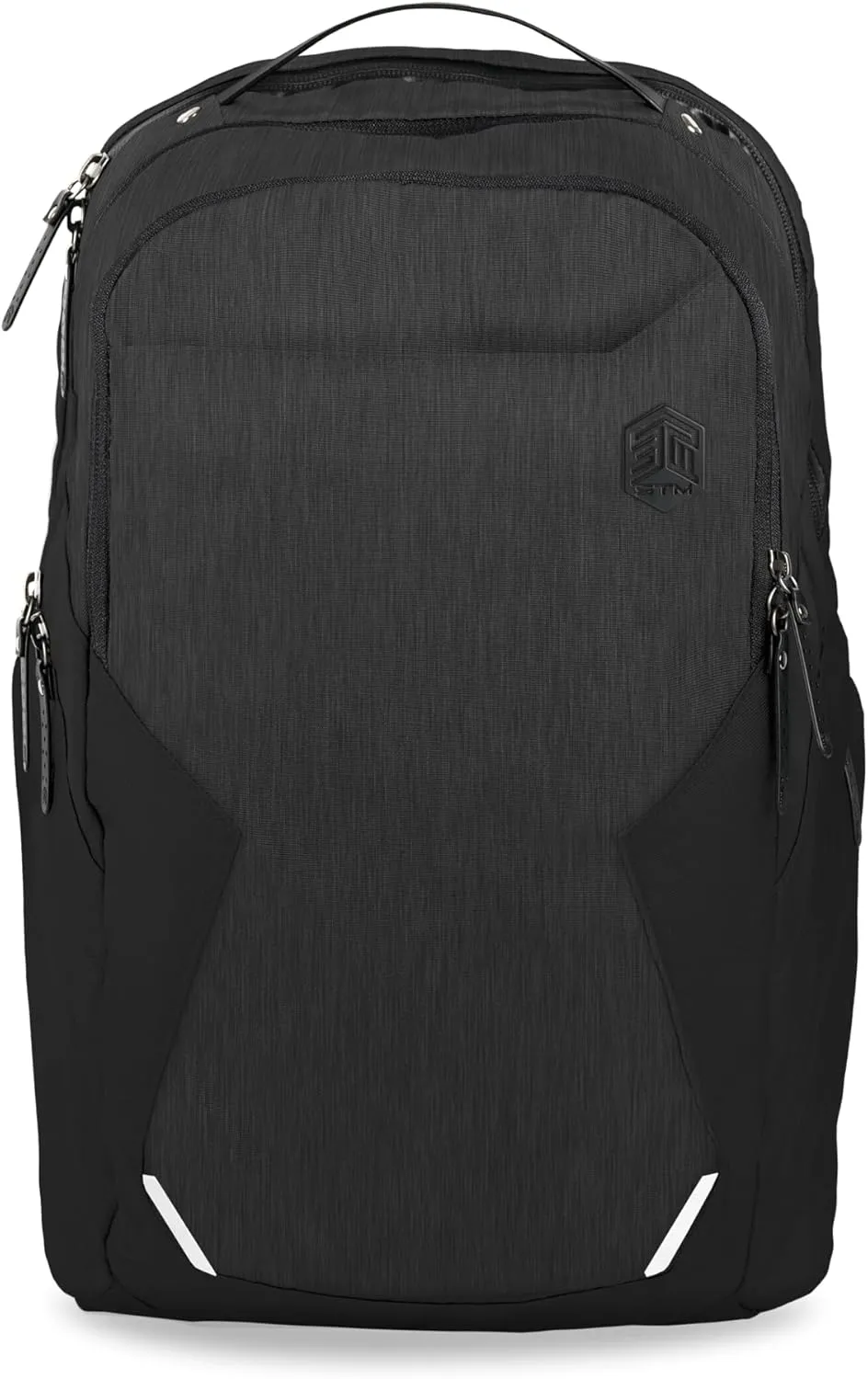 STM Myth 28L Backpack - Durable, Stylish, and Practical Laptop Backpack with Multiple Pockets - Fits 15" Laptop and 16" MacBook Pro with Maximum Laptop Protection - Magnet Black