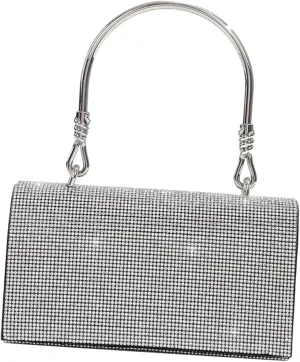 Stylish Versatile Shoulder Bag Rhinestone Evening Bag Party Decorative Evening Women