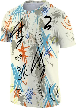 Tie Dye Shirts for Men Women, Short Sleeve Mens Tie Dye Shirts, Mens Women Rainbow Tie Dye T Shirts,Size:S-5XL