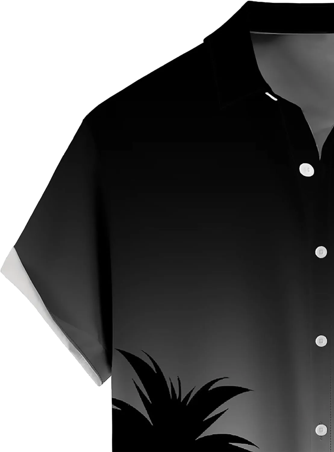 Tropical Shirts Button Down Holiday Casual Hawaiian Short Sleeve Men Loose Beach Shirts