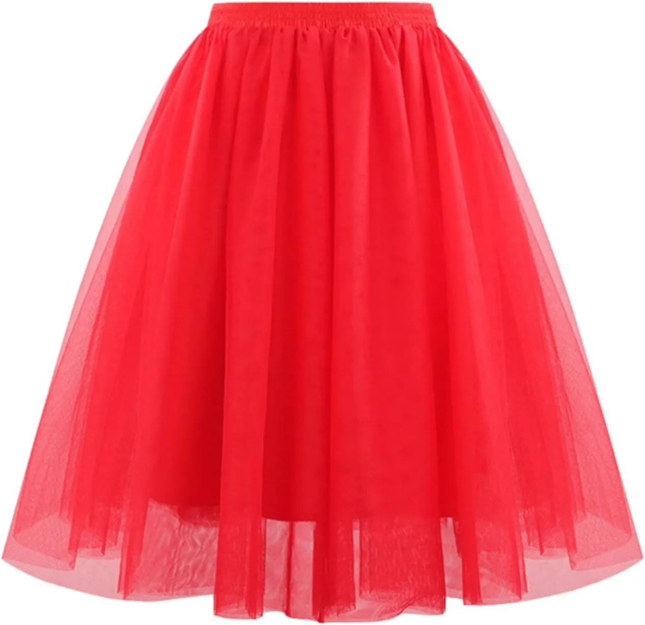 Tulle Skirts for Women Plus Size Tulle Skirts for Women, Midi Tutu Skirt Women Skirts Short Tulle Midi Skirt