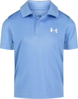 Under Armour Boys' Short Sleeve Ua Match Polo Collared Shirt, Chest Logo, Soft & Comfortable