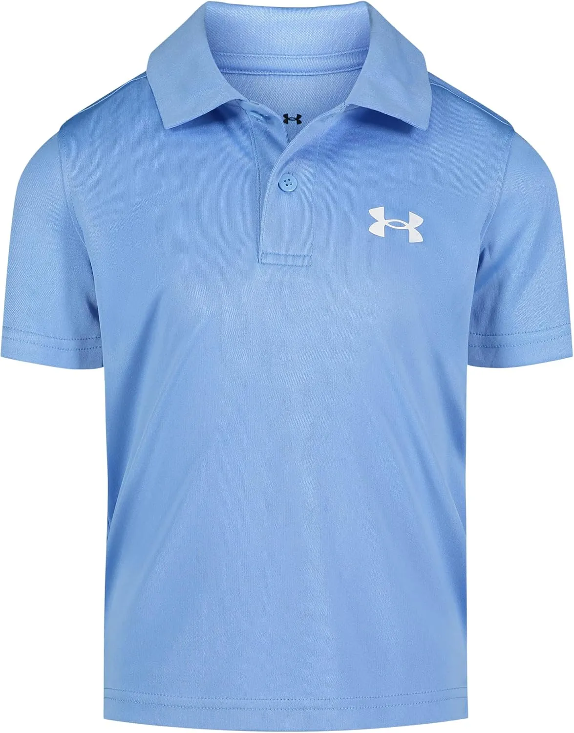 Under Armour Boys' Short Sleeve Ua Match Polo Collared Shirt, Chest Logo, Soft & Comfortable