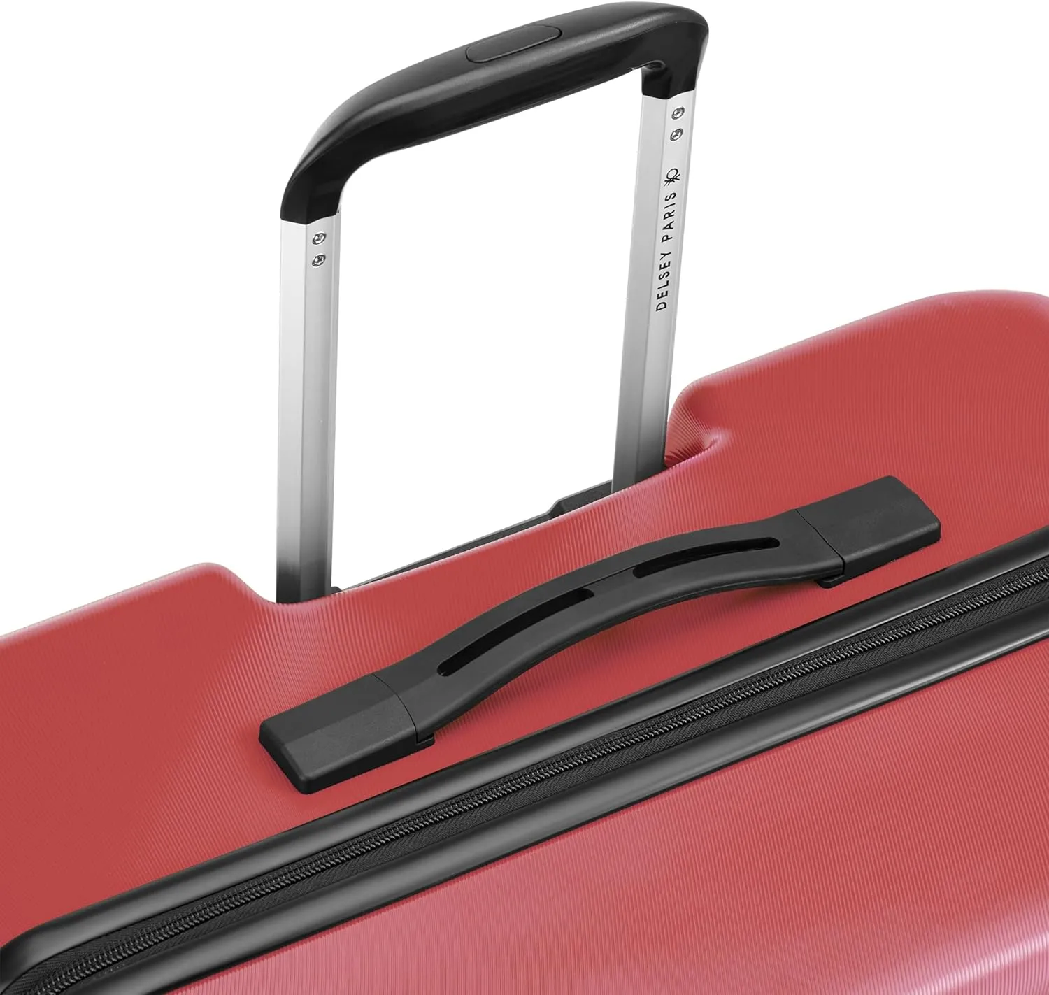 United Colors of Benetton Now Hardside Luggage with Spinner Wheels, Red, Checked-Large 27 Inch
