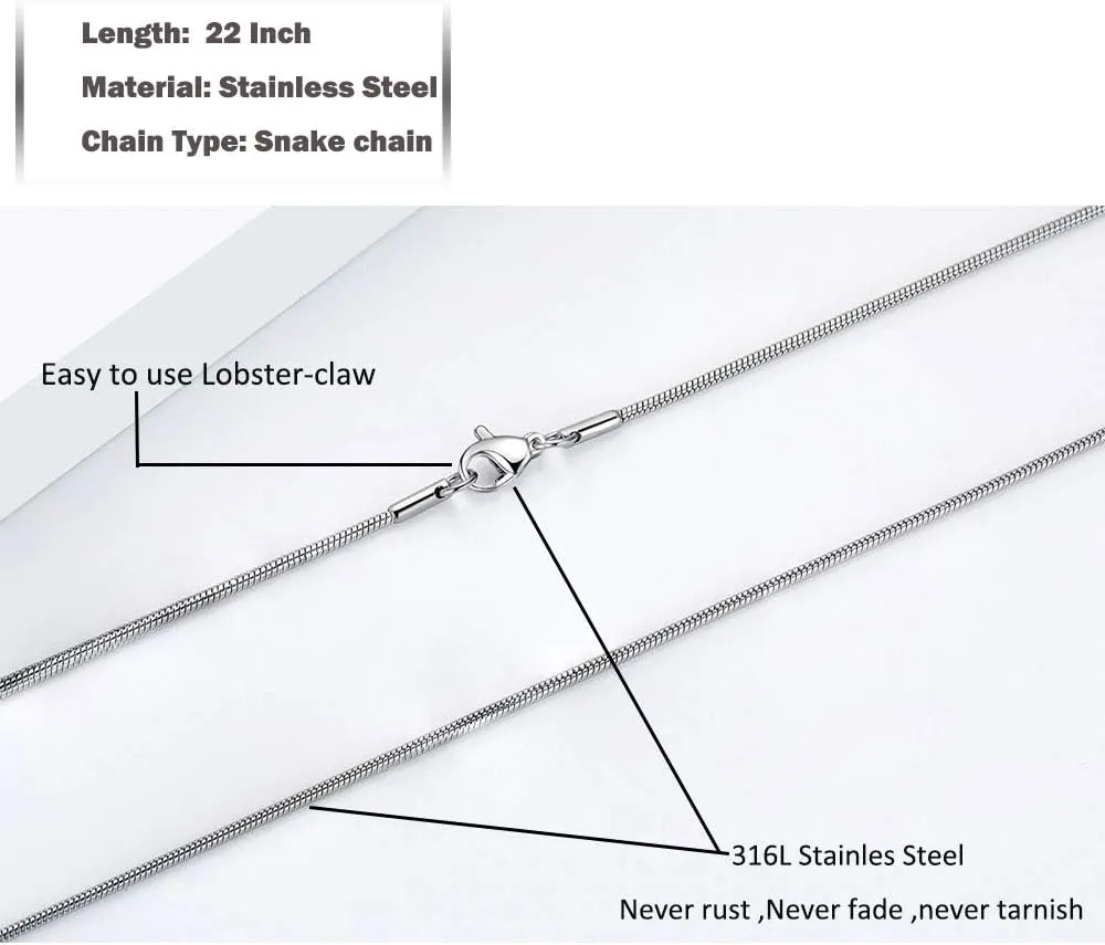 Urn Necklace for Ashes Stainless Steel Cremation Keepsake Jewelry for Ashes Women-No Longer By My Side Forever in My Heart