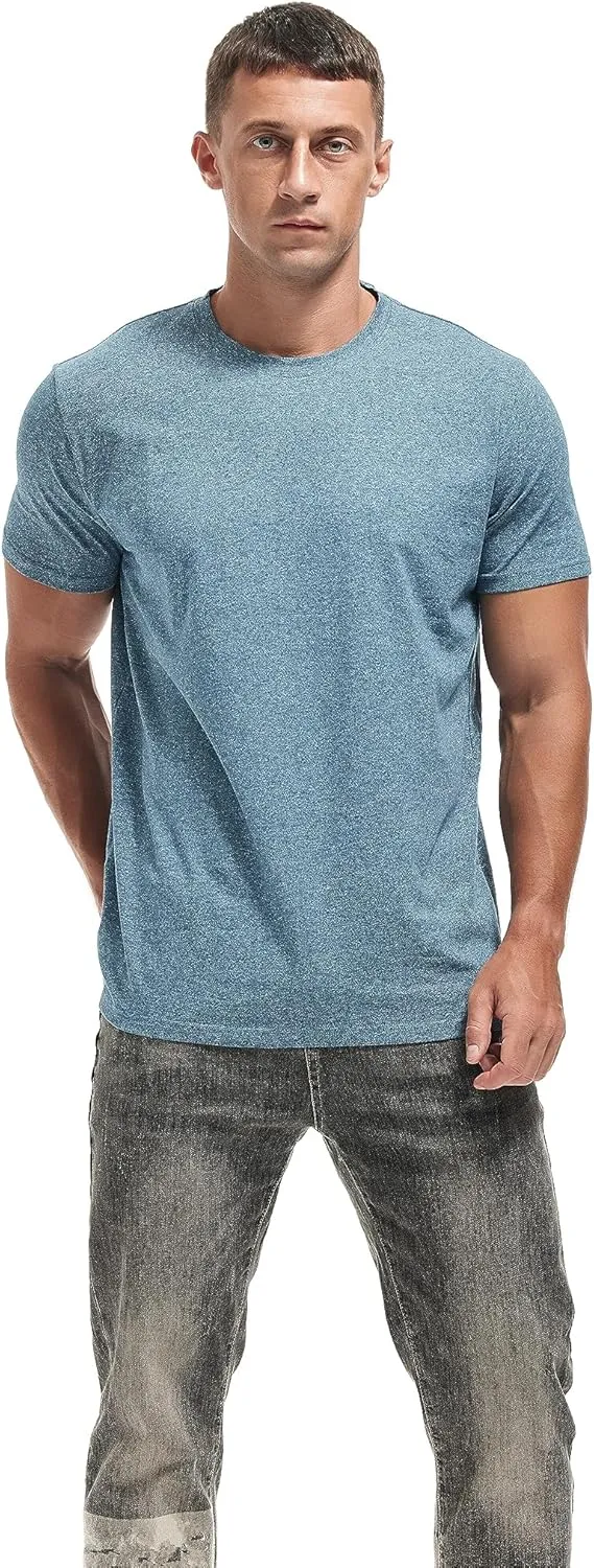 VEIISAR Crew Neck Tees Premium Men's T-Shirts - Soft and Fit Mens T-Shirt - Casual Stylish Tee for Men S - 4XL
