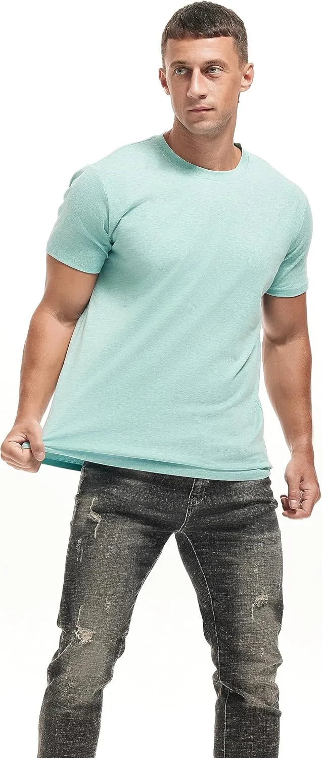 VEIISAR Crew Neck Tees Premium Men's T-Shirts - Soft and Fit Mens T-Shirt - Casual Stylish Tee for Men S - 4XL