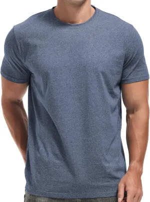 VEIISAR Crew Neck Tees Premium Men's T-Shirts - Soft and Fit Mens T-Shirt - Casual Stylish Tee for Men S - 4XL