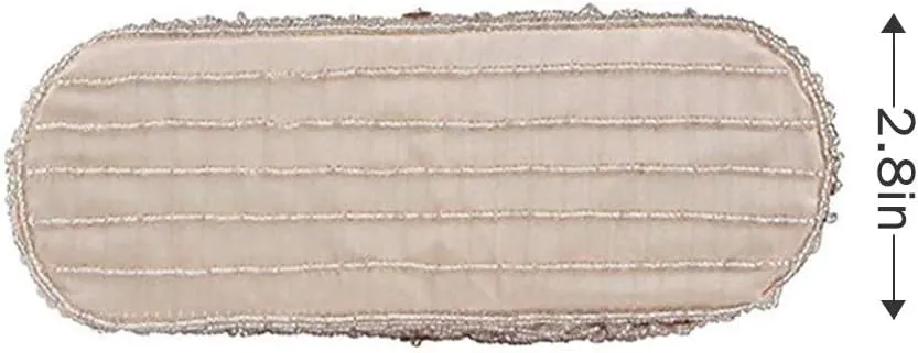 Vintage Beaded and Sequined Evening Bag for Women Formal Wedding Party Clutch Purse