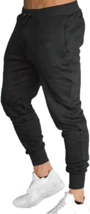 WABEOR Mens Joggers Pants Slim Fit Stretch Elastic Athletic Sweatpants Casual Breathable Lounge Pants Gym Workout Trousers