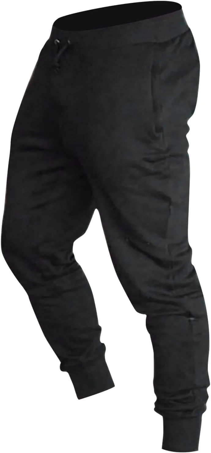 WABEOR Mens Joggers Pants Slim Fit Stretch Elastic Athletic Sweatpants Casual Breathable Lounge Pants Gym Workout Trousers