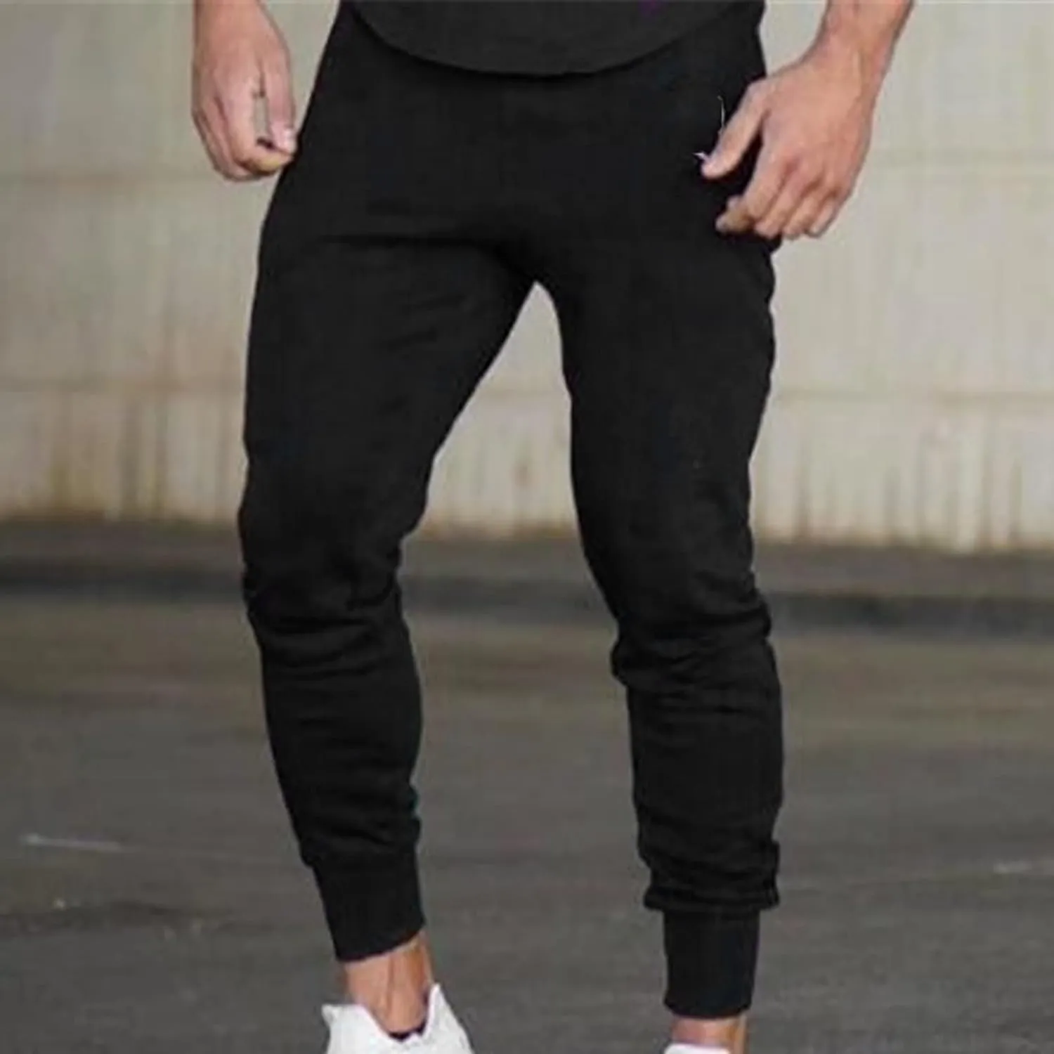 WABEOR Mens Joggers Pants Slim Fit Stretch Elastic Athletic Sweatpants Casual Breathable Lounge Pants Gym Workout Trousers