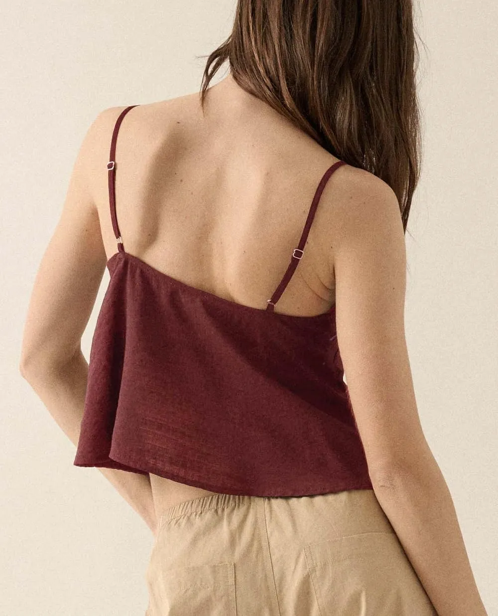 Women Embroidered Spaghetti Strap Tank Top Sleeveless Low Cut Cami Tops Cute Floral V Neck Camisoles Going Out Tops