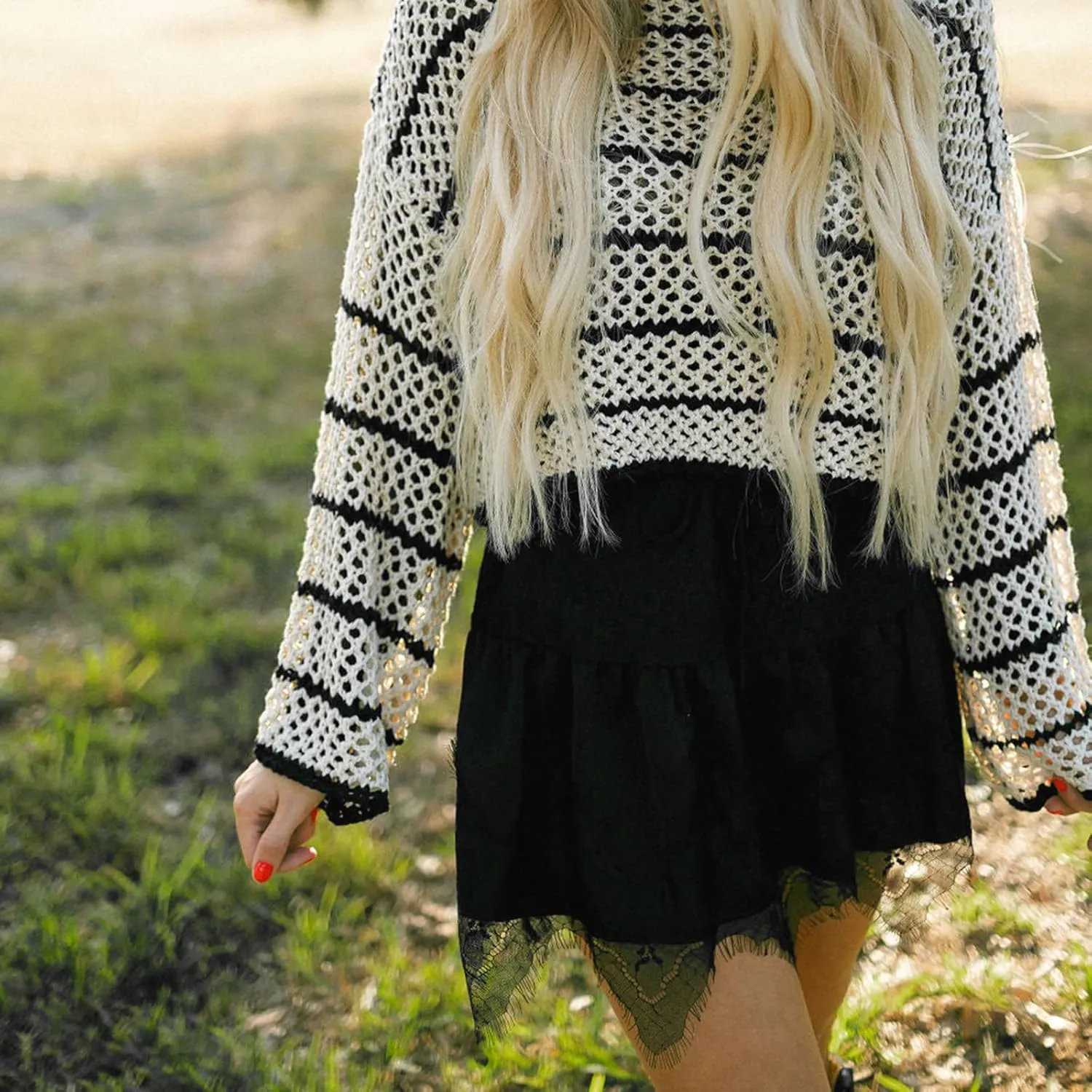 Women Y2k Lace Ruffled Half Slip Skirt Floral Low Rise Pleated Layered Flowy Mini Skirts Aesthetic Underskirt