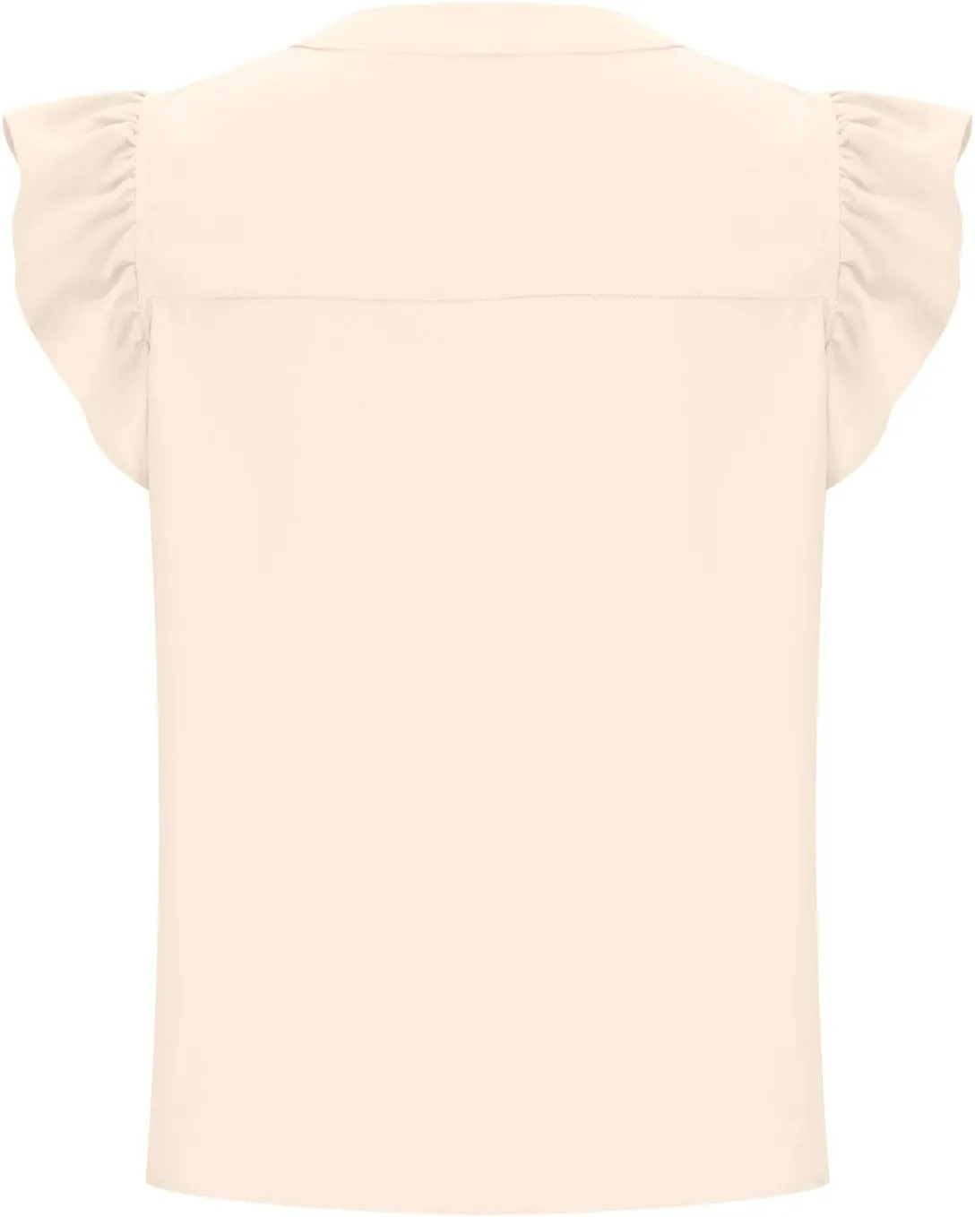Womens Dressy Casual Tops Ruffle Short Sleeve T Shirts V Neck Solid Tunic Summer Cute Elegant Business Work Blouses