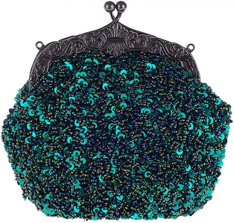 Women's Vintage Evening Bags Party Wedding Clutch Bag Purse Handbag Shoulder Bag