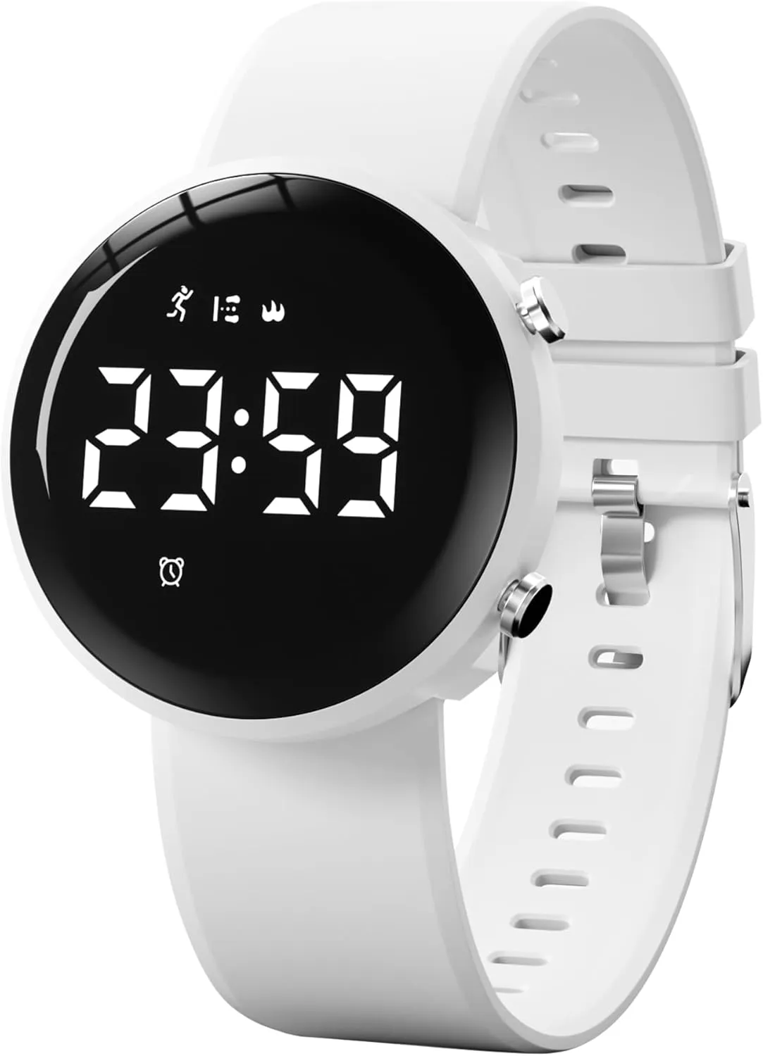Womens Watch Activity Fitness Tracker Calories Step Counter Pedometer Watches for Women Sport Digital Chronograph Silicone Strap Waterproof 2 Alarm Clocks Women's Watch Reloj para Mujer