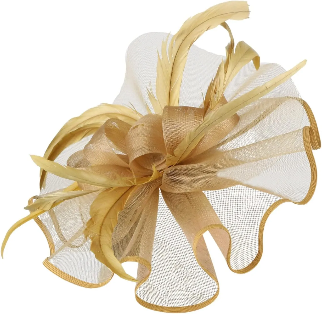 Women's Wedding Tea Parties Fascinator Hat and Lace Gloves Kentucky Durby Fasciantors with Headband and Clip