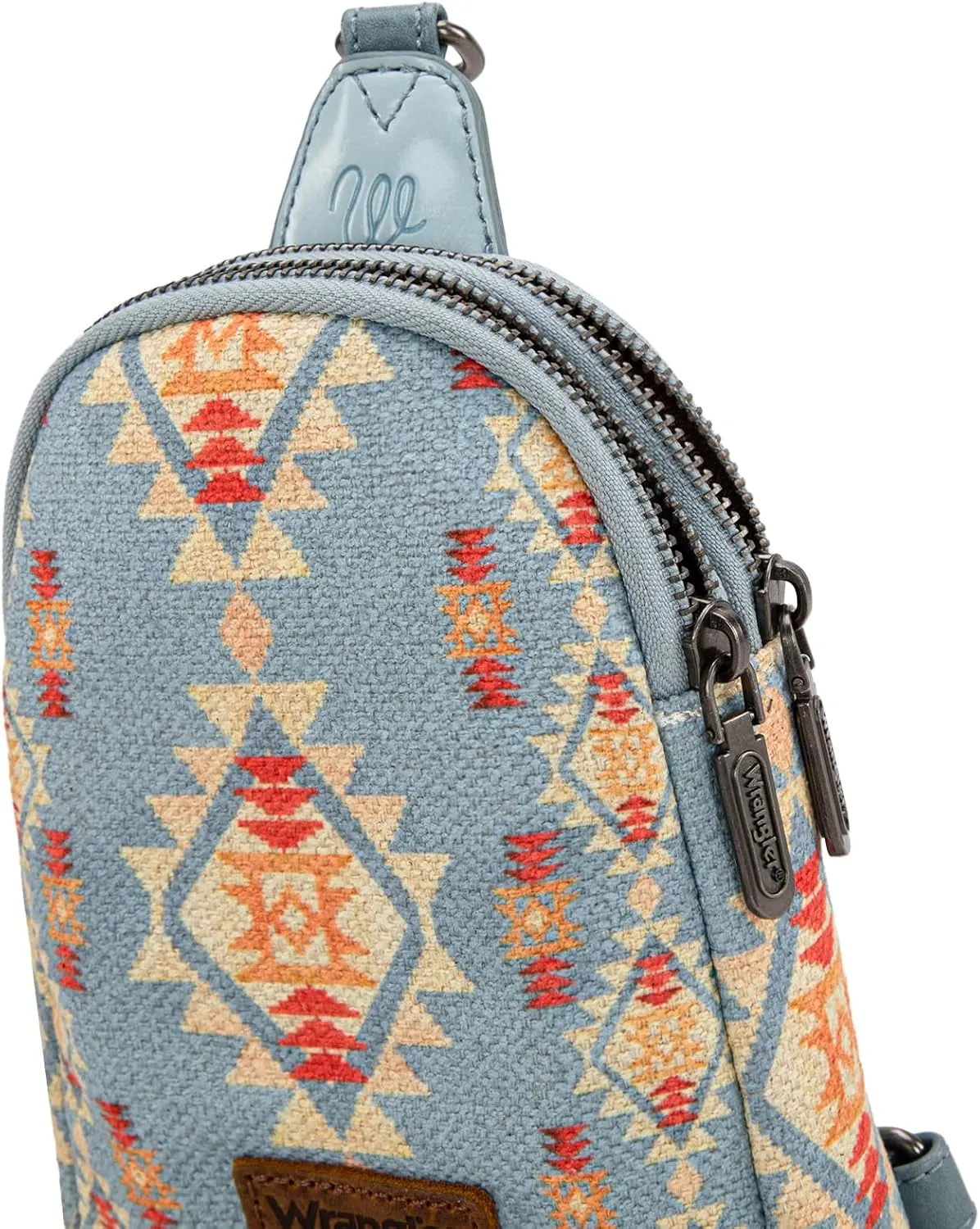 Wrangler Aztec Sling Bag - Southwest Crossbody Trendy Chest Bag