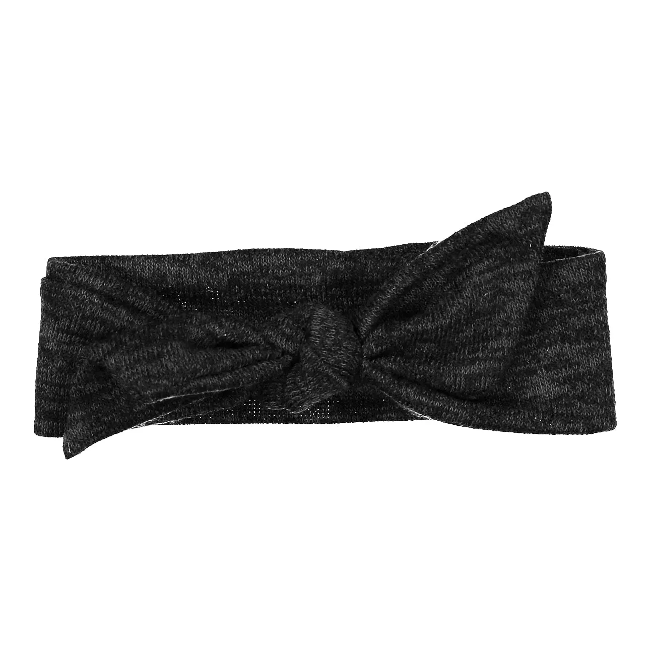 Wrap Bow Headwrap // Black KNIT