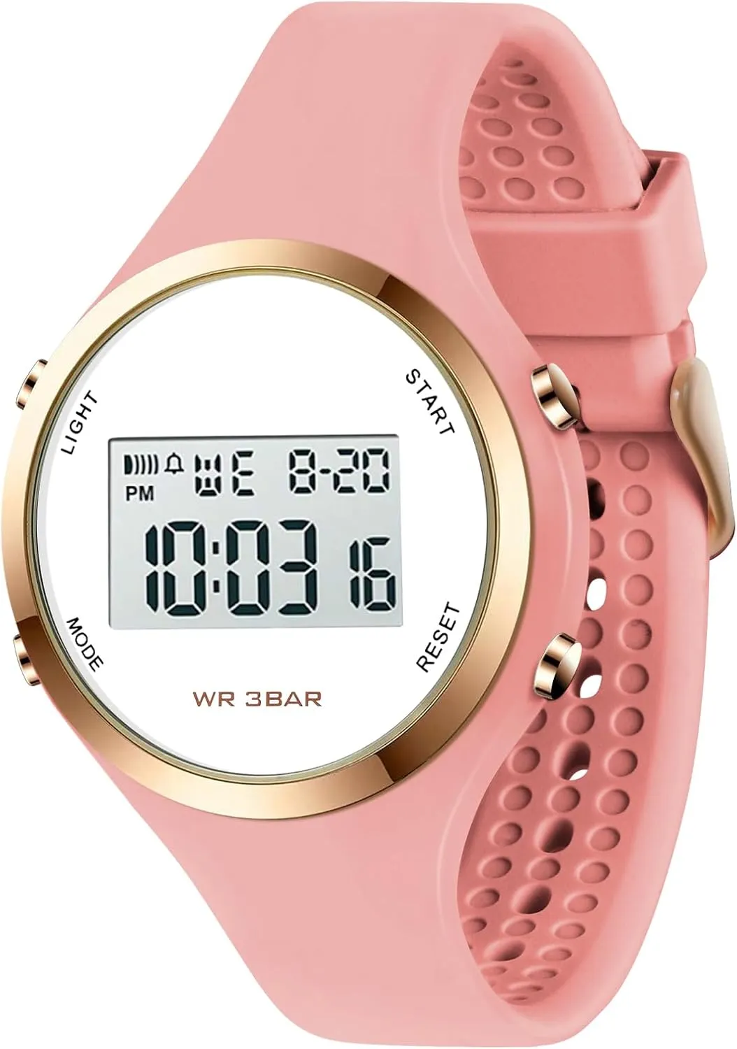 XCZAP Waterproof Watch Outdoor Sport Watches Chronograph Silicone Strap Alarm Clock Waterproof LED Digital Watch