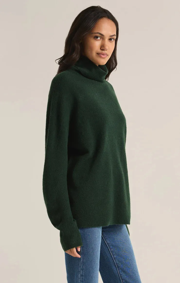 Here’s an optimized product title for the ZSU Green Richie Turtleneck Sweater:

ZSU Women’s Cozy Green Richie Turtleneck Sweater - Stylish Knit Top for Fall and Winter